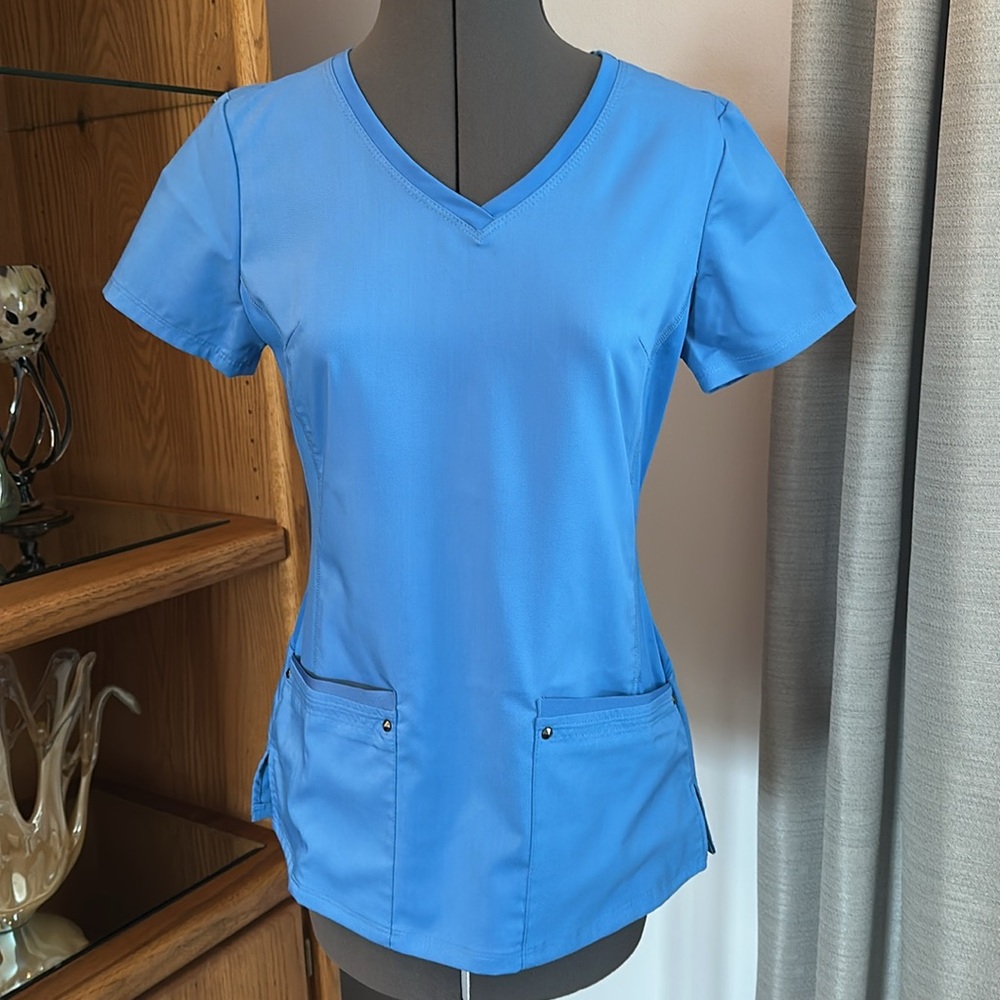 Healing Hands Purple Label Juliet Top & Tori  Pants Scrub SET size XS   ~ EUC ~ - Picture 6 of 14